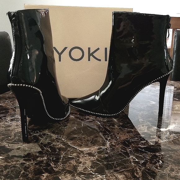 COPY - NWT, size 10, KILLER Stiletto booties - Picture 1 of 10